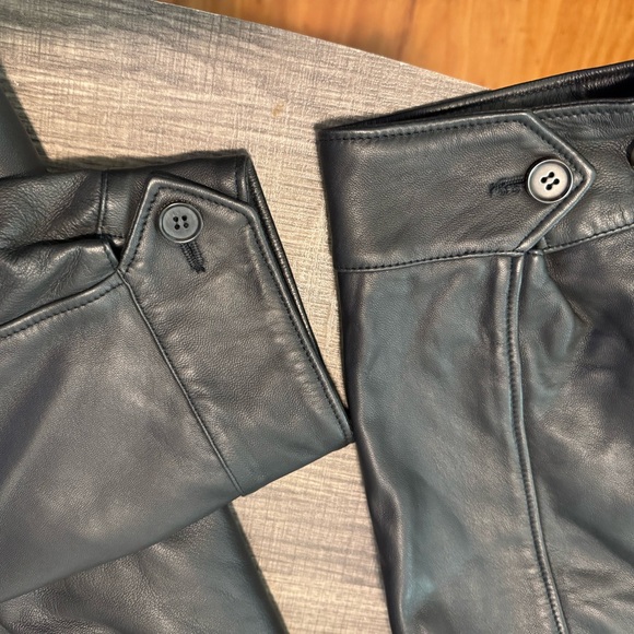 Ralph Lauren Men's Dark Brown Leather Bomber Jacket - Picture 13 of 13